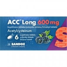 ACC Long 600 mg šnypščiosios tabletės N6