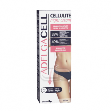“Adelgacell Celulite Night Cream” naktinis kremas moterims, 300ml “Adelgacell Celulite Night Cream” naktinis kremas moterims, 300ml