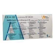 ALL TEST, SARS-CoV-2 ir gripo A+B antigenų greitasis testas (nosies tepinėlis), N1 ALL TEST, SARS-CoV-2 ir gripo A+B antigenų greitasis testas (nosies tepinėlis), N1