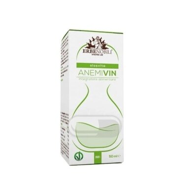 ANEMIVIN – natūralus geležies preparatas geležies trūkumui 50ml