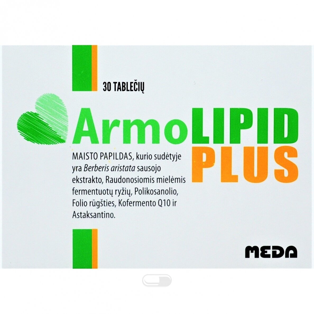 Armolipid Plus tabletės, N30