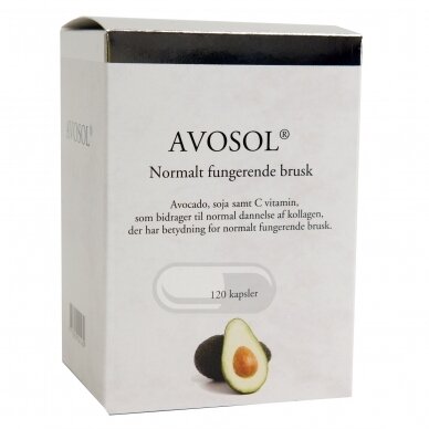 "Avosol" Maisto papildai normaliam kremzlių funkcionavimui, N120 "Avosol" Maisto papildai normaliam kremzlių funkcionavimui, N120