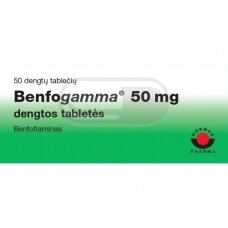Benfogamma 50 mg dengtos tabletės, N50