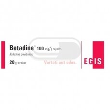 Betadine 100 mg/g tepalas, 20g
