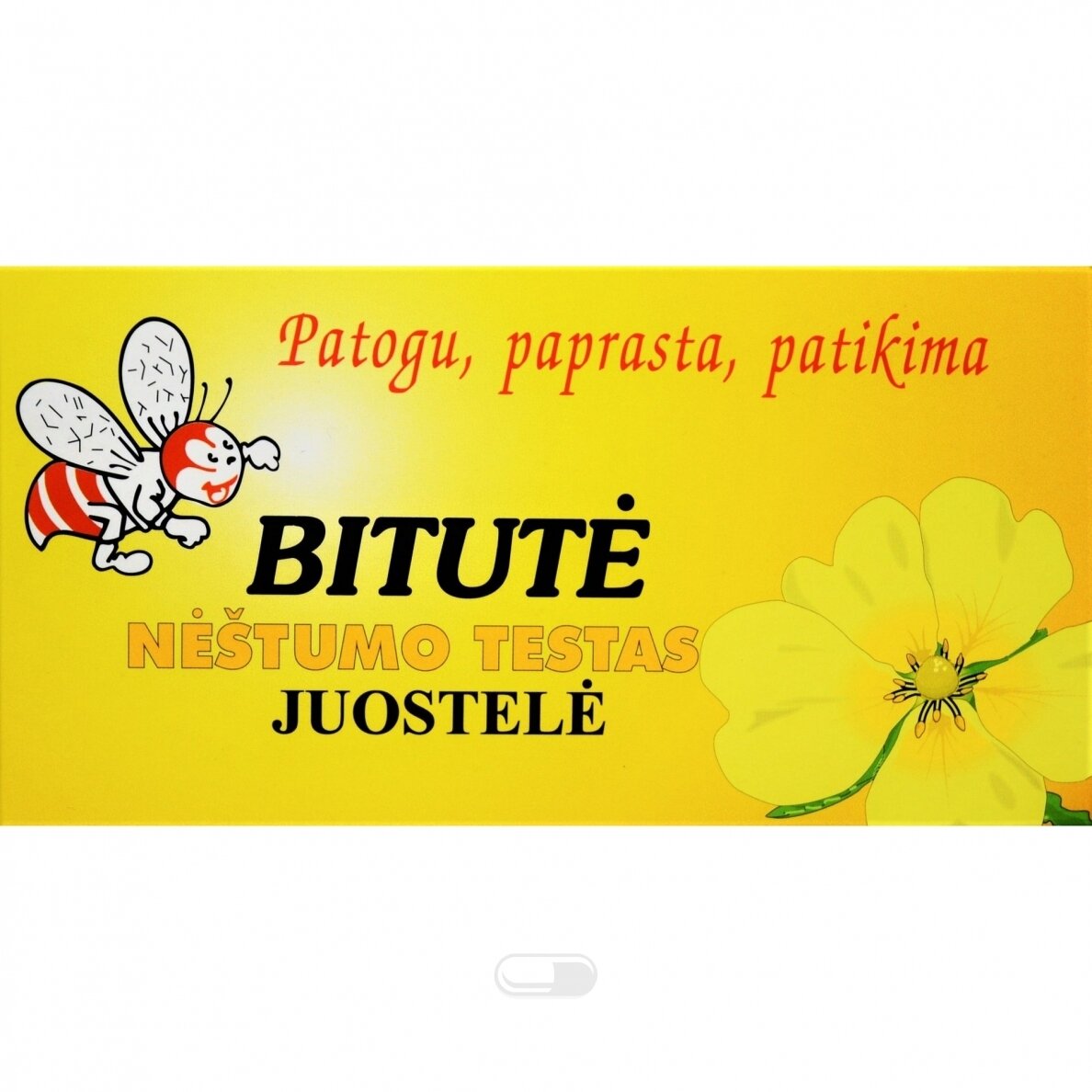 BITUTĖ neštumo testas juostelė