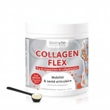 BIOCYTE "COLLAGEN FLEX" su FORTIGEL® kolagenu, gulsčiojo inkaruočio ekstraktu ir vitaminu C, 240g