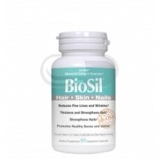 BioSil, maisto papildas (60 kapsulių – 1 mėnesiui)