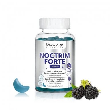 BIOCYTE "NOCTRIM FORTE" su melatoninu ir vitaminu B6, N60