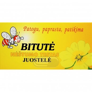 BITUTĖ neštumo testas juostelė BITUTĖ neštumo testas juostelė