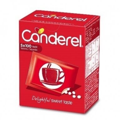 CANDEREL, saldiklis, 500 tablečių