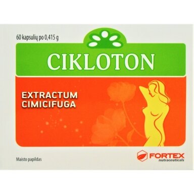 CIKLOTON kapsulės N60