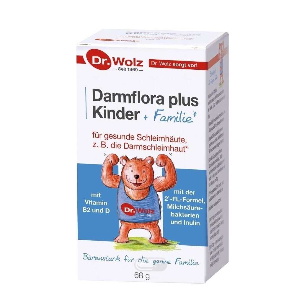 DR.WOLZ Darmflora plus Kinder + Familie, 68g