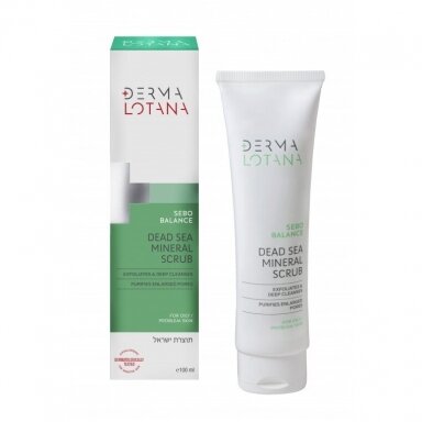 DERMA LOTANA NEGYVOSIOS JŪROS MINERALINIS ŠVEITIKLIS SEBO BALANCE 100 ML