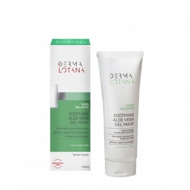 DERMA LOTANA RAMINAMOJI ALAVIJŲ KAUKĖ-ŽELĖ SEBO BALANCE 125 ML