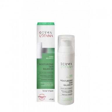 DERMA LOTANA SEBUMO IŠSISKYRIMĄ REGULIUOJANTIS DRĖKIKLIS SEBO BALANCE 75 ML