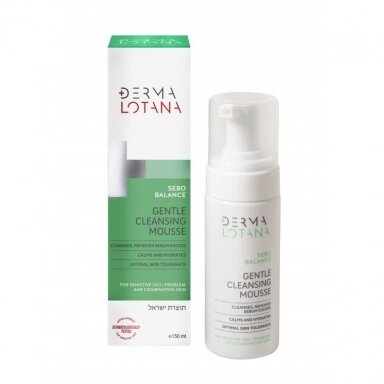 DERMA LOTANA ŠVELNIOS VALOMOSIOS PUTOS SEBO BALANCE 150 ML