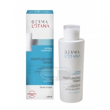 DERMA LOTANA DRĖKINAMASIS TONIKAS VISŲ TIPŲ ODAI HYDRA COMFORT 200 ML DERMA LOTANA DRĖKINAMASIS TONIKAS VISŲ TIPŲ ODAI HYDRA COMFORT 200 ML