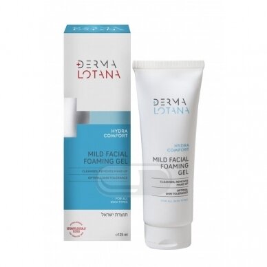 DERMA LOTANA ŠVELNUS VEIDO PRAUSIKLIS HYDRA COMFORT 125 ML DERMA LOTANA ŠVELNUS VEIDO PRAUSIKLIS HYDRA COMFORT 125 ML