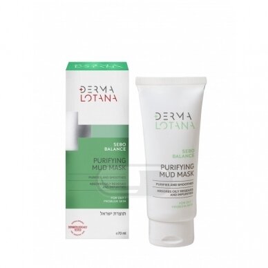 DERMA LOTANA VALOMOJI PURVO KAUKĖ SEBO BALANCE 70ML DERMA LOTANA VALOMOJI PURVO KAUKĖ SEBO BALANCE 70ML