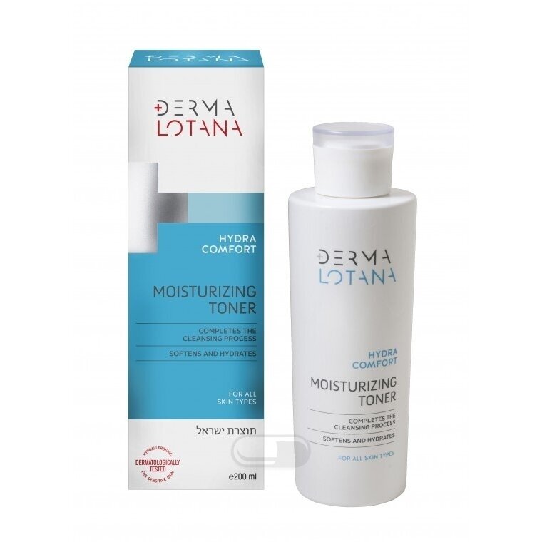 DERMA LOTANA DRĖKINAMASIS TONIKAS VISŲ TIPŲ ODAI HYDRA COMFORT 200 ML DERMA LOTANA DRĖKINAMASIS TONIKAS VISŲ TIPŲ ODAI HYDRA COMFORT 200 ML
