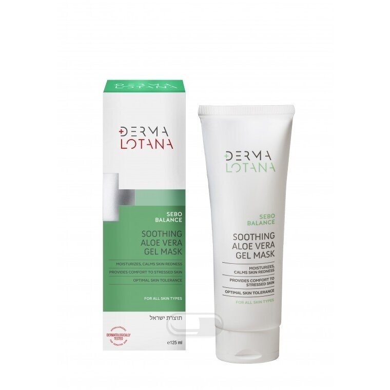 DERMA LOTANA RAMINAMOJI ALAVIJŲ KAUKĖ-ŽELĖ SEBO BALANCE 125 ML