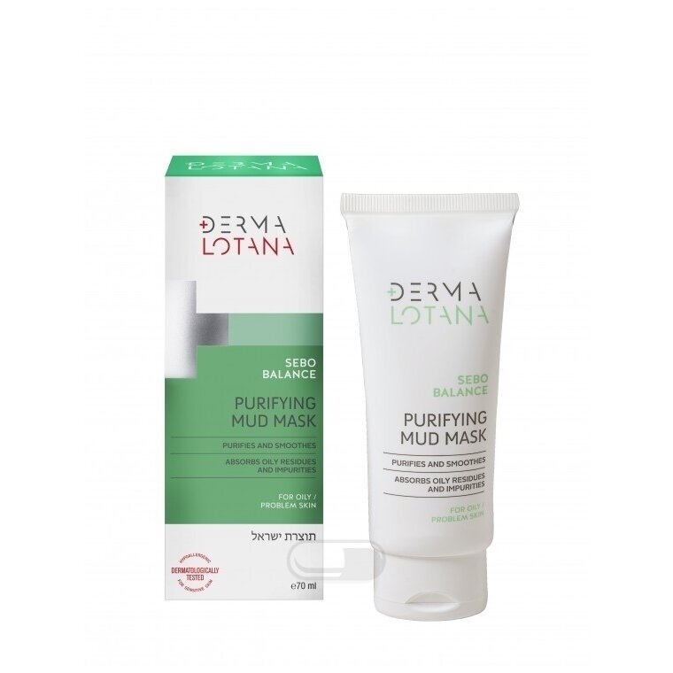 DERMA LOTANA VALOMOJI PURVO KAUKĖ SEBO BALANCE 70ML DERMA LOTANA VALOMOJI PURVO KAUKĖ SEBO BALANCE 70ML