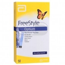 Diagnostinės juostelės, FreeStyle Optium N50