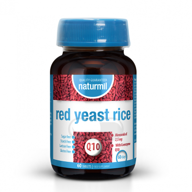 DietMed Raudonųjų mielių ryžiai + Q10 N60 DietMed Raudonųjų mielių ryžiai + Q10 N60