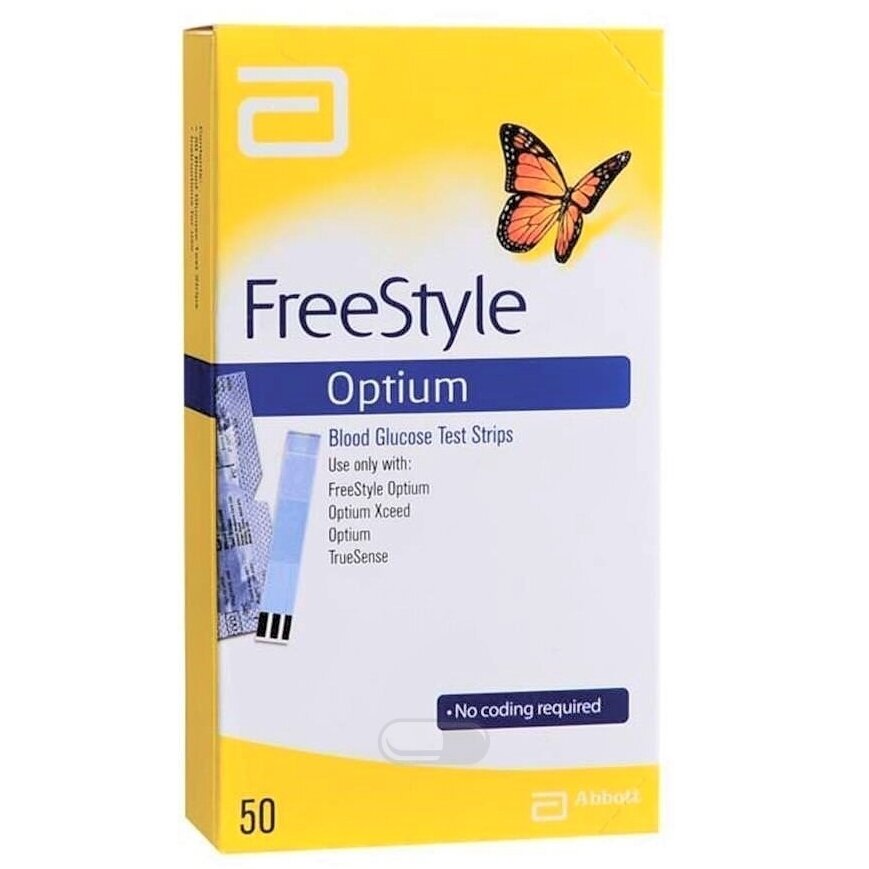 Diagnostinės juostelės, FreeStyle Optium N50 Diagnostinės juostelės, FreeStyle Optium N50
