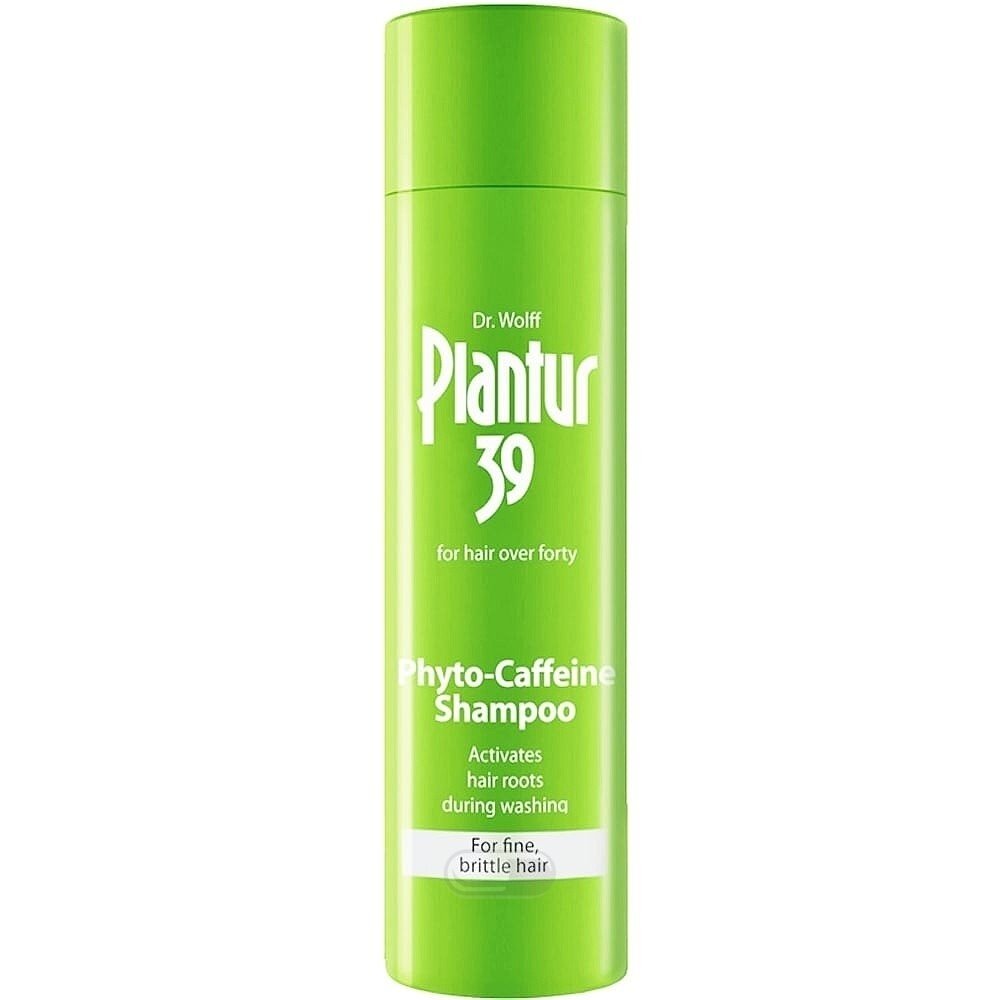DR. WOLFF PLANTUR 39, šampūnas su kofeinu nuo plaukų slinkimo, 250 ml