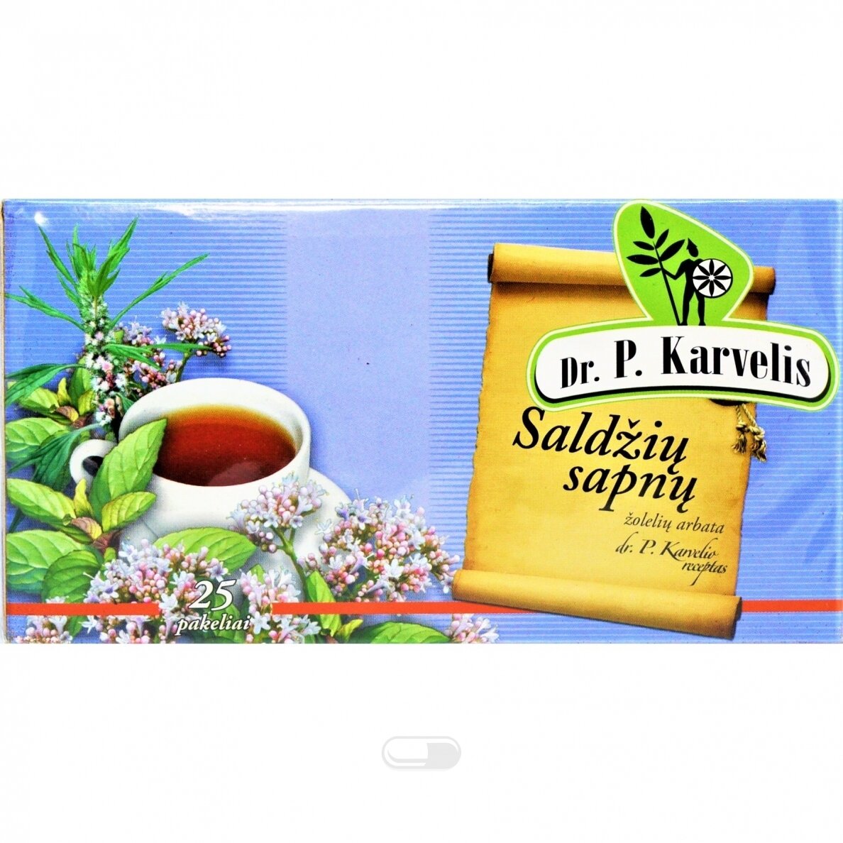 DR. P. KARVELIS SALDŽIŲ SAPNŲ, žolelių arbata, 1 g, 25 vnt.
