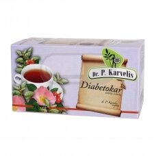 DR. P. KARVELIS DIABETOKAR, žolelių arbata, 1 g, 25 vnt.