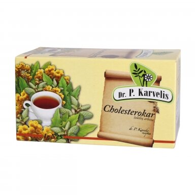 DR. P. KARVELIS CHOLESTEROKAR, žolelių arbata, N25