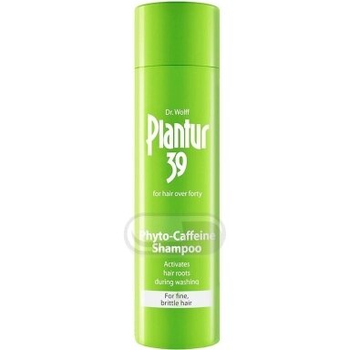 DR. WOLFF PLANTUR 39, šampūnas su kofeinu nuo plaukų slinkimo, 250 ml