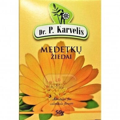 DR. P. KARVELIS MEDETKŲ ŽIEDAI, žolelių arbata, 50 g