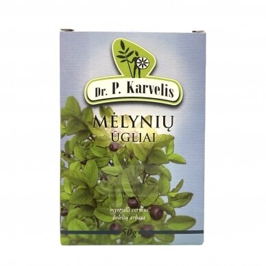 DR. P. KARVELIS MĖLYNIŲ ŪGLIAI, žolelių arbata, 50 g