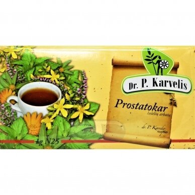 DR. P. KARVELIS PROSTATOKAR, žolelių arbata, 1 g, 25 vnt.