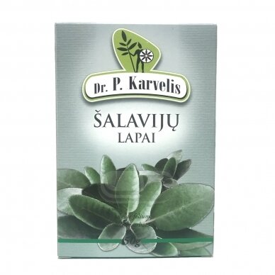DR. P. KARVELIS ŠALAVIJŲ LAPAI, žolelių arbata, 50 g
