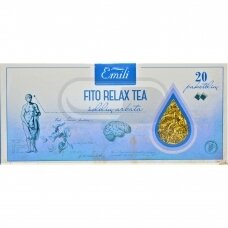 EMILI FITO RELAX TEA, žolelių arbata, 1,5 g, 20 vnt.