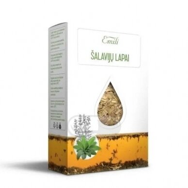 Emili Šalavijų lapai (f. Salviae), 40g Emili Šalavijų lapai (f. Salviae), 40g