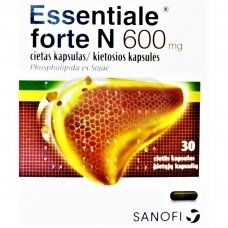 Essentiale forte N 600 mg kietosios kapsulės N30
