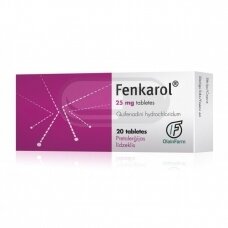 Fenkarol 25mg tabletės, N20