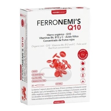 FERRONEMIS skystos geležies kompleksas su CoQ10 N20