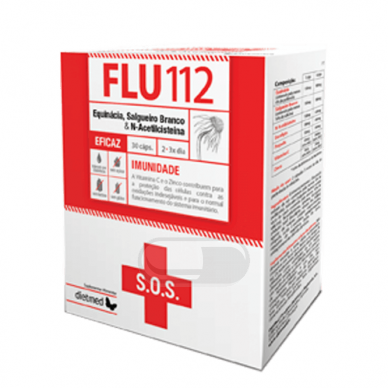 “FLU112 SOS” maisto papildas peršalimo ir gripo simptomams mažinti N30 “FLU112 SOS” maisto papildas peršalimo ir gripo simptomams mažinti N30