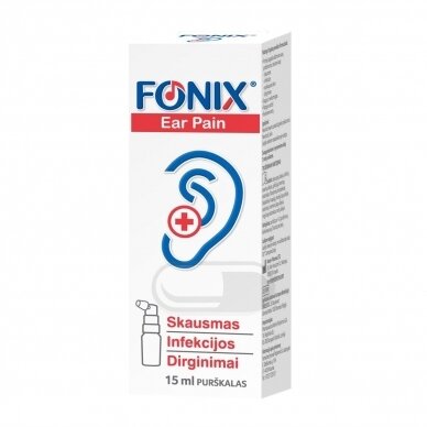 Fonix Ear Pain purškalas, 15ml