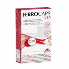 Geležies šaltinis ir vitaminai FERROCAPS Q10, N60