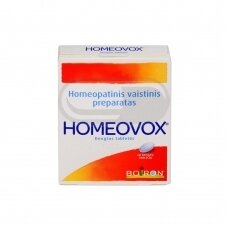 Homeovox dengtos tabletės, N60