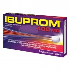IBUPROM 400 mg plėvele dengtos tabletės N20
