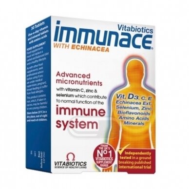 IMMUNACE (su ežiuolėmis), N30 IMMUNACE (su ežiuolėmis), N30