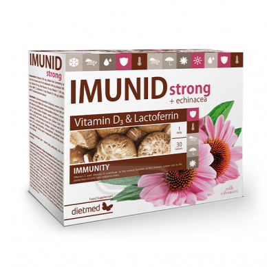 “Imunid® Strong+Echinacea” maisto papildas stipriam imunitetui!, N30